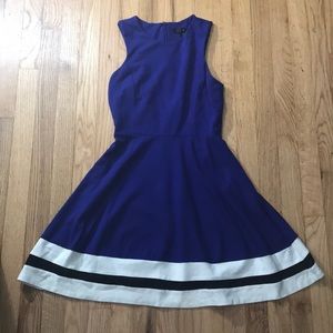 Bloomingdale’s Aqua A-Line Dress
